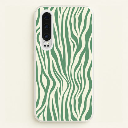 Green Zebra - Animal Patterns  - Animal Patterns Phone Case for Huawei P30