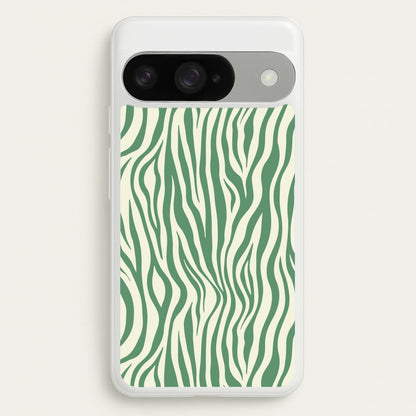 Green Zebra - Animal Patterns Phone Case for Google Pixel 10 / 10 Pro