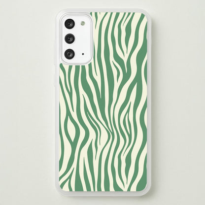 Green Zebra - Animal Patterns  - Animal Patterns Phone Case for Galaxy Note 20