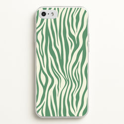 Green Zebra - Animal Patterns  - Animal Patterns Phone Case for iPhone 5 / 5s / SE 2016