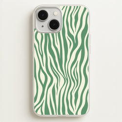 Green Zebra - Animal Patterns  - Animal Patterns Phone Case for iPhone 13