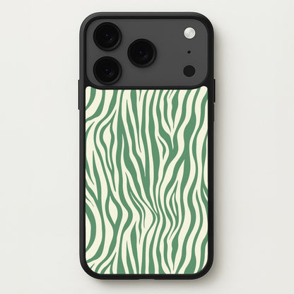 Green Zebra - Animal Patterns Phone Case for iPhone 17 Pro