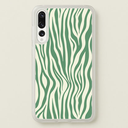 Green Zebra - Animal Patterns  - Animal Patterns Phone Case for Huawei P20 Pro