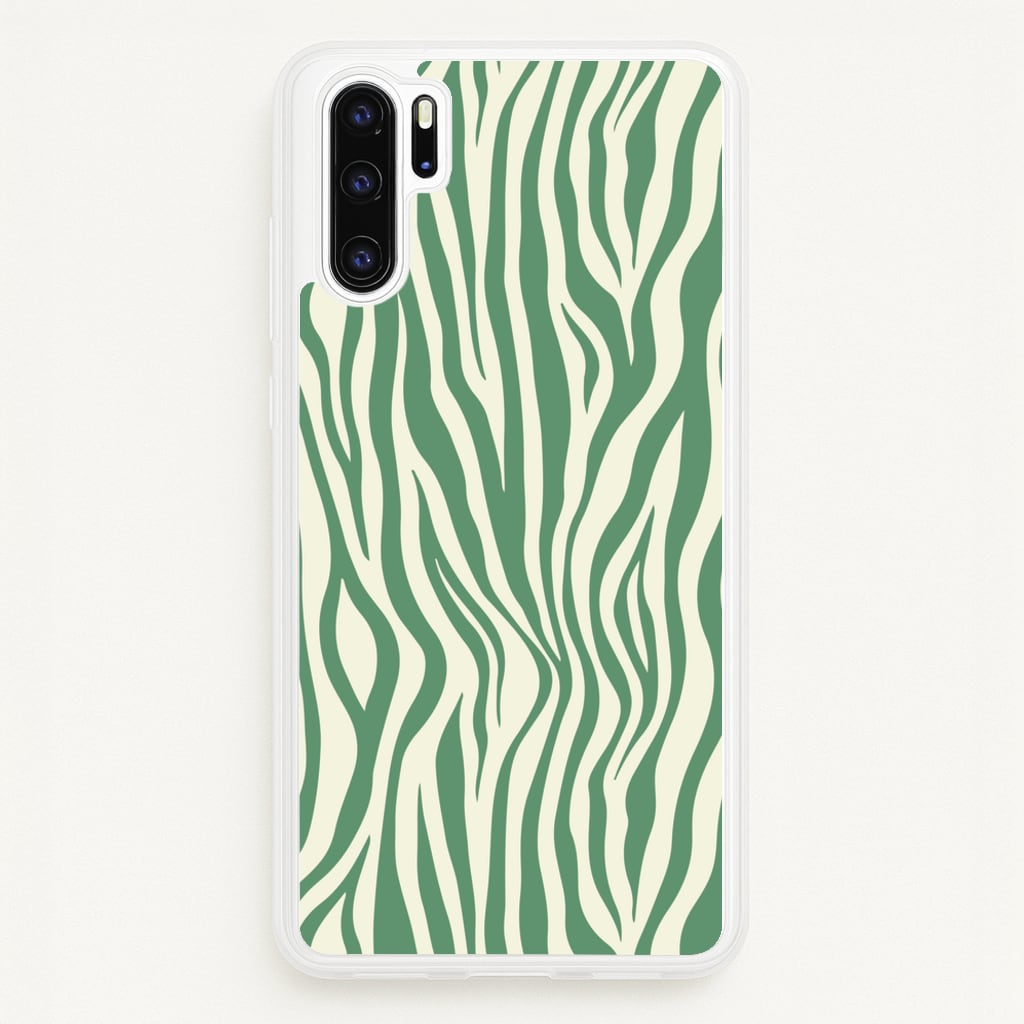 Green Zebra - Animal Patterns  - Animal Patterns Phone Case for Huawei P30 Pro