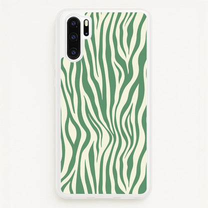 Green Zebra - Animal Patterns  - Animal Patterns Phone Case for Huawei P30 Pro