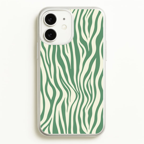 Green Zebra - Animal Patterns  - Animal Patterns Phone Case for iPhone 11