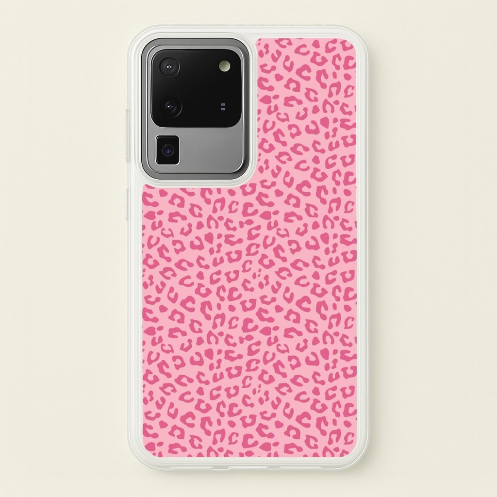 Pink Cheetah - Animal Patterns  - Animal Patterns Phone Case for Galaxy S20 Ultra