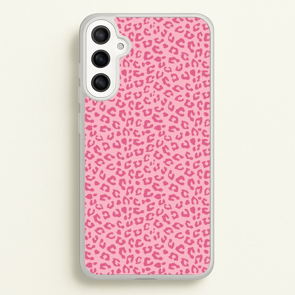 Pink Cheetah - Animal Patterns  - Animal Patterns Phone Case for Galaxy A34