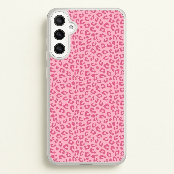 Pink Cheetah - Animal Patterns  - Animal Patterns Phone Case for Galaxy A34