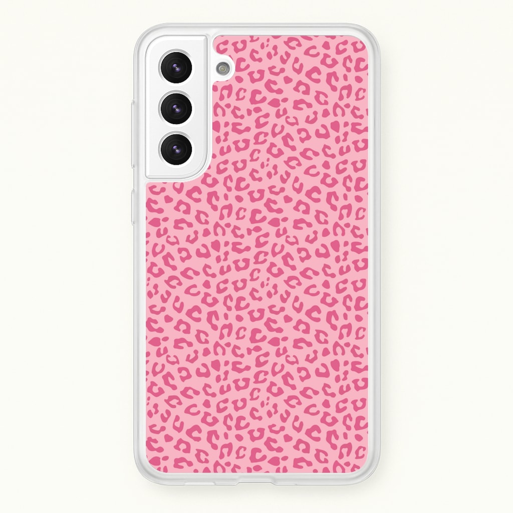 Pink Cheetah - Animal Patterns  - Animal Patterns Phone Case for Galaxy S22