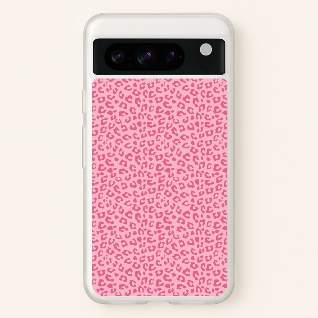 Pink Cheetah - Animal Patterns  - Animal Patterns Phone Case for Google Pixel 8 Pro