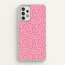 Pink Cheetah - Animal Patterns  - Animal Patterns Phone Case for Galaxy A52 / A52s