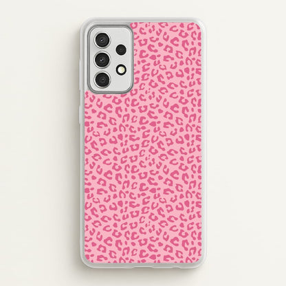 Pink Cheetah - Animal Patterns  - Animal Patterns Phone Case for Galaxy A52 / A52s