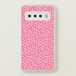Pink Cheetah - Animal Patterns  - Animal Patterns Phone Case for Galaxy S10 Plus