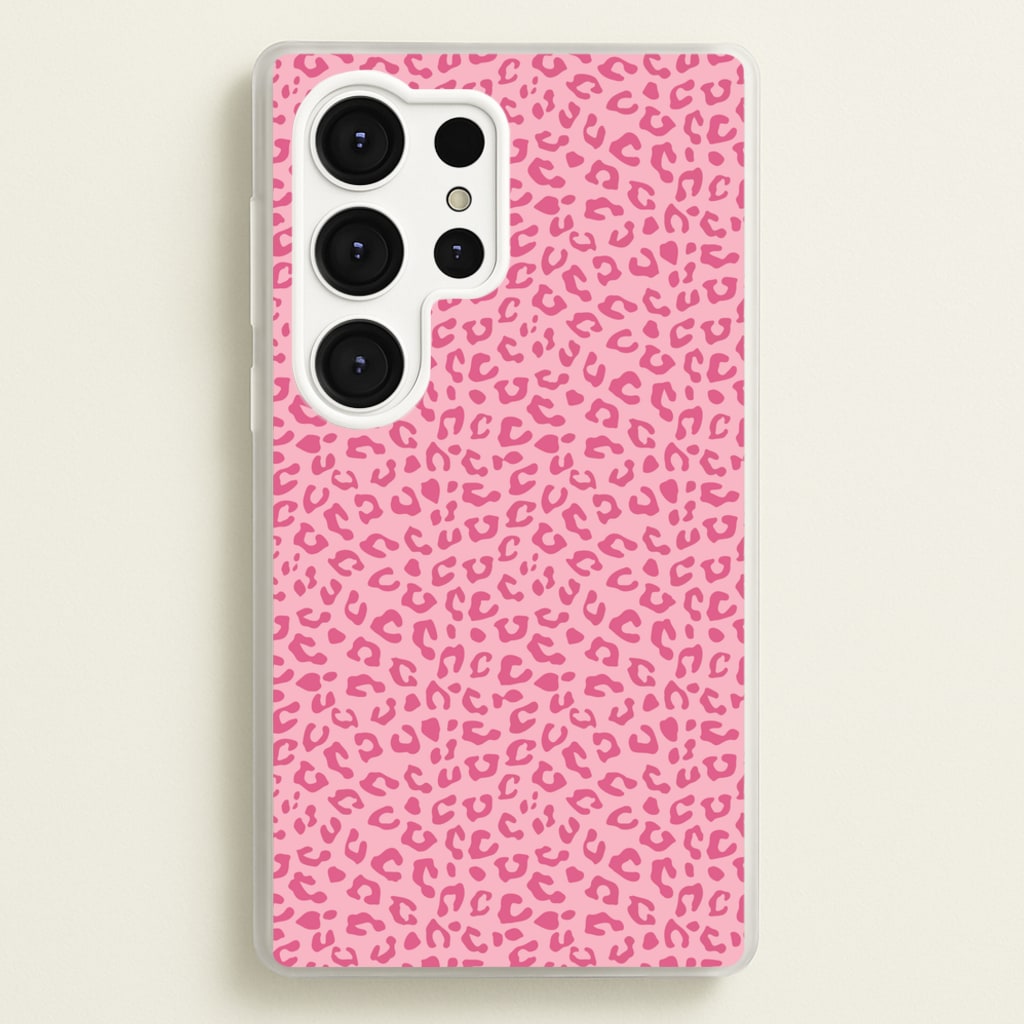 Pink Cheetah - Animal Patterns  - Animal Patterns Phone Case for Galaxy S25 Ultra