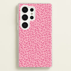 Pink Cheetah - Animal Patterns  - Animal Patterns Phone Case for Galaxy S25 Ultra