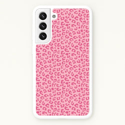 Pink Cheetah - Animal Patterns  - Animal Patterns Phone Case for Galaxy S22 Plus