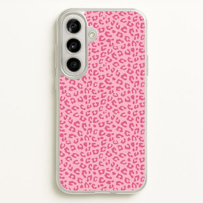 Pink Cheetah - Animal Patterns  - Animal Patterns Phone Case for Galaxy A56