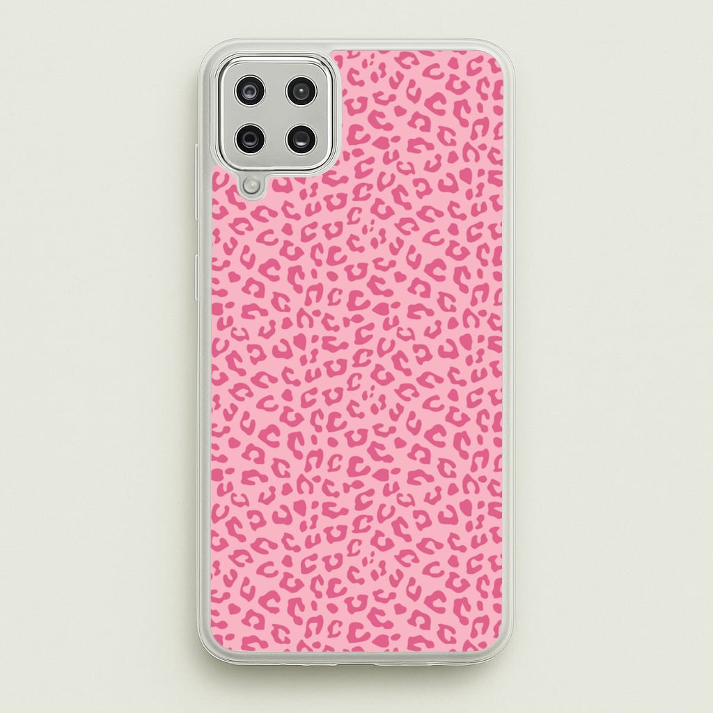 Pink Cheetah - Animal Patterns  - Animal Patterns Phone Case for Galaxy A12
