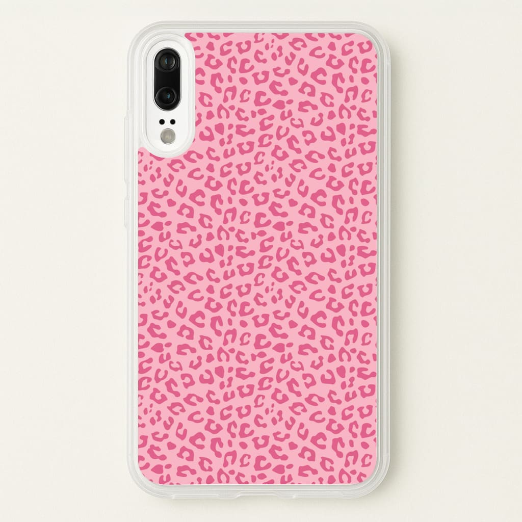 Pink Cheetah - Animal Patterns  - Animal Patterns Phone Case for Huawei P20