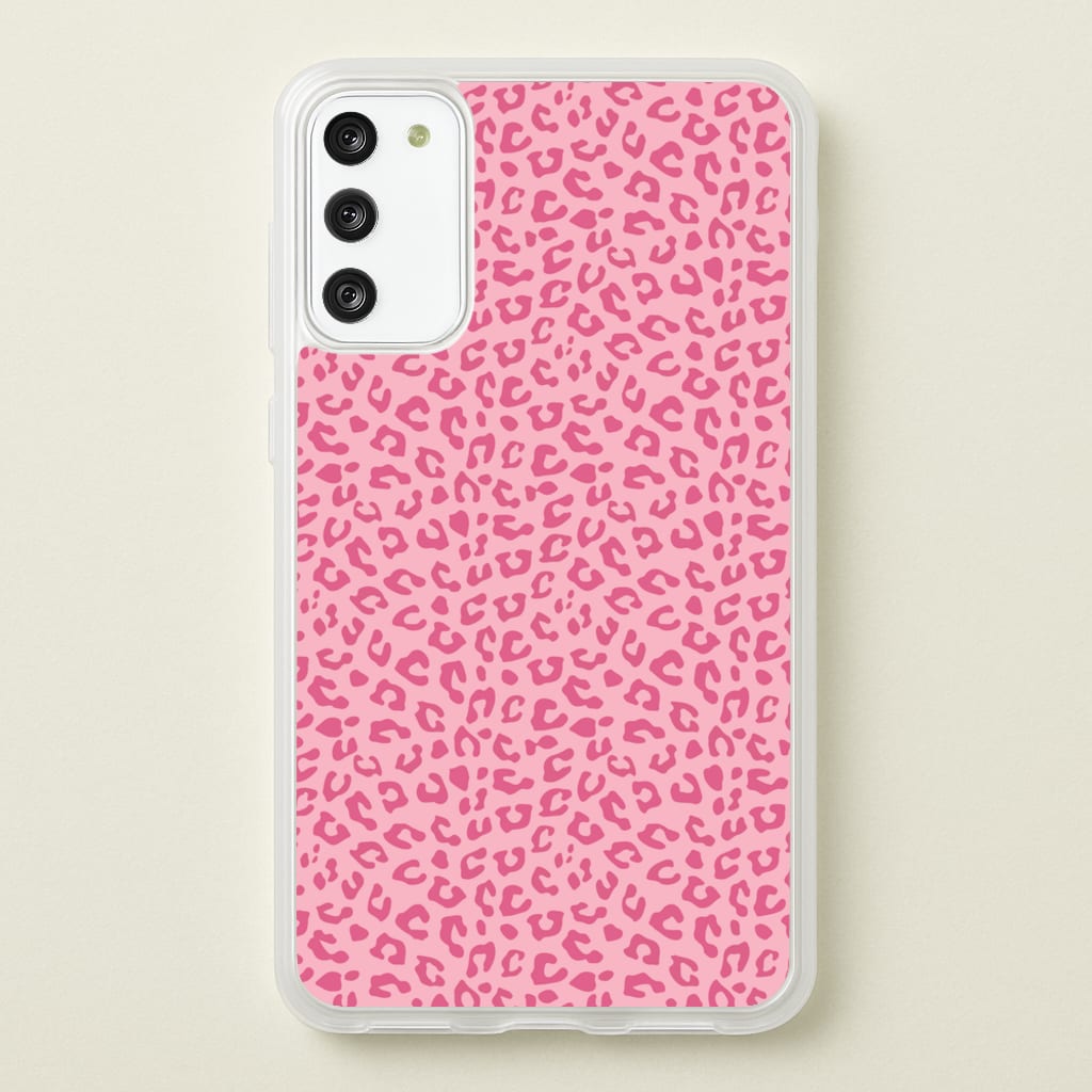 Pink Cheetah - Animal Patterns  - Animal Patterns Phone Case for Galaxy A41