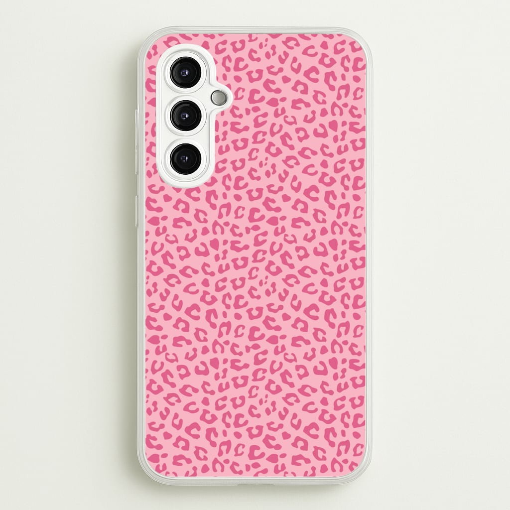 Pink Cheetah - Animal Patterns  - Animal Patterns Phone Case for Galaxy A14