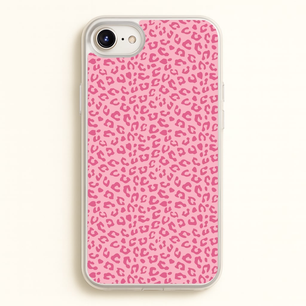 Pink Cheetah - Animal Patterns  - Animal Patterns Phone Case for iPhone 6 / 7 / 8 / SE