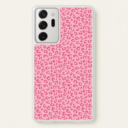 Pink Cheetah - Animal Patterns  - Animal Patterns Phone Case for Galaxy Note 20 Ultra