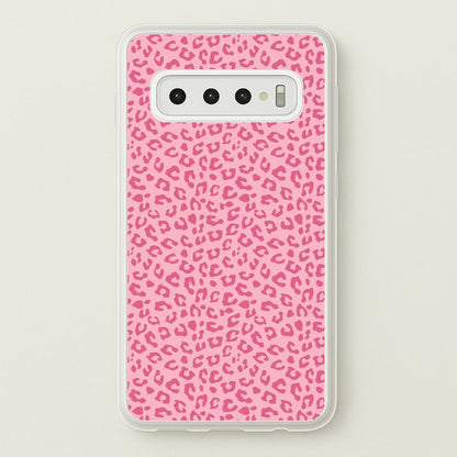 Pink Cheetah - Animal Patterns  - Animal Patterns Phone Case for Galaxy S10