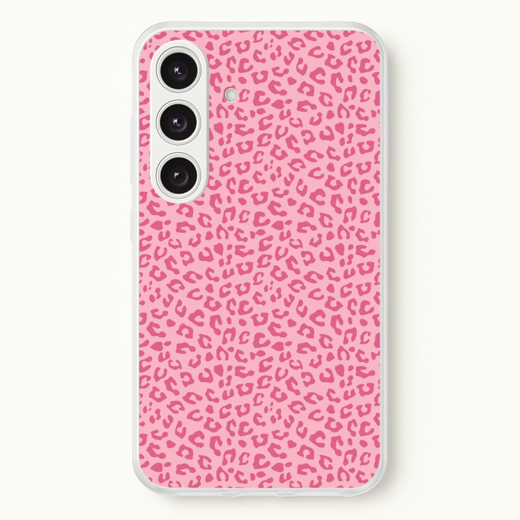 Pink Cheetah - Animal Patterns  - Animal Patterns Phone Case for Galaxy S25