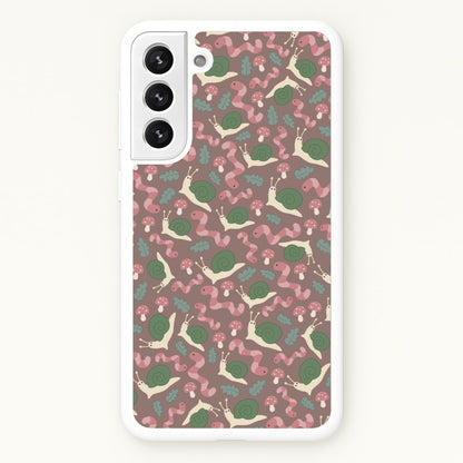 Snails - Animal Patterns  - Animal Patterns Phone Case for Galaxy S22 Plus