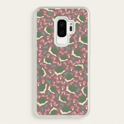 Snails - Animal Patterns  - Animal Patterns Phone Case for Galaxy S9 Plus