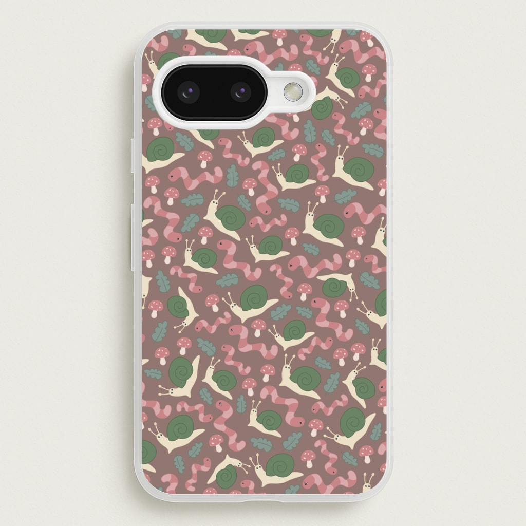 Snails - Animal Patterns  - Animal Patterns Phone Case for Google Pixel 9a