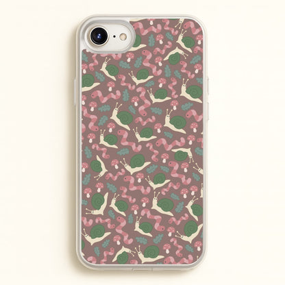 Snails - Animal Patterns  - Animal Patterns Phone Case for iPhone 6 / 7 / 8 / SE