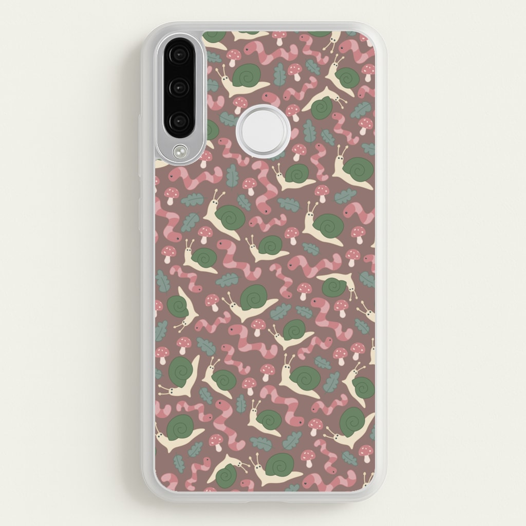 Snails - Animal Patterns  - Animal Patterns Phone Case for Huawei P30 Lite
