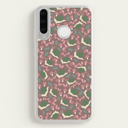 Snails - Animal Patterns  - Animal Patterns Phone Case for Huawei P30 Lite
