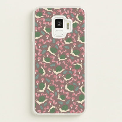 Snails - Animal Patterns  - Animal Patterns Phone Case for Galaxy S9