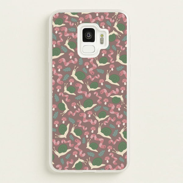Snails - Animal Patterns  - Animal Patterns Phone Case for Galaxy S9