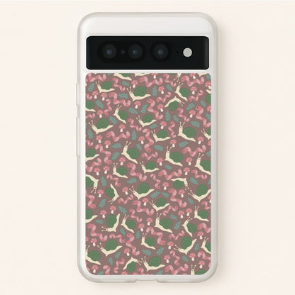 Snails - Animal Patterns  - Animal Patterns Phone Case for Google Pixel 7 Pro