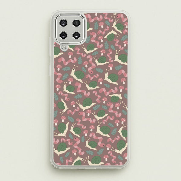 Snails - Animal Patterns  - Animal Patterns Phone Case for Galaxy A12