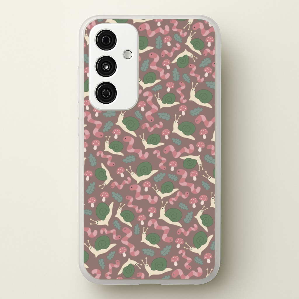 Snails - Animal Patterns  - Animal Patterns Phone Case for Galaxy A55