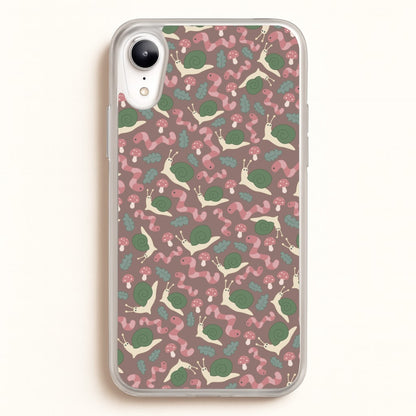 Snails - Animal Patterns  - Animal Patterns Phone Case for iPhone XR