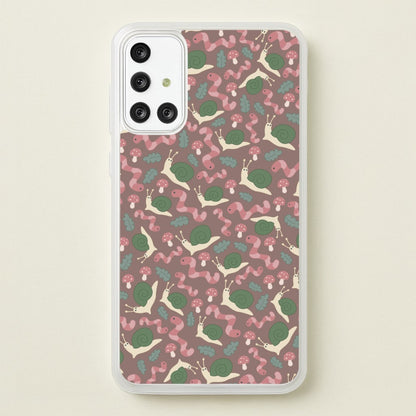 Snails - Animal Patterns  - Animal Patterns Phone Case for Galaxy A71
