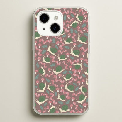 Snails - Animal Patterns  - Animal Patterns Phone Case for iPhone 15 Plus