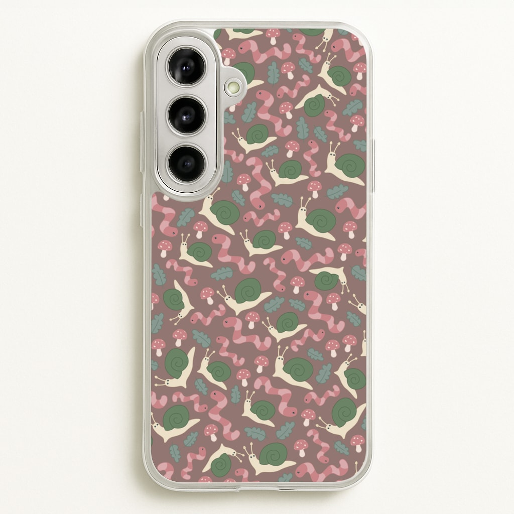 Snails - Animal Patterns  - Animal Patterns Phone Case for Galaxy A56