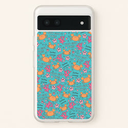 Crabs - Animal Patterns  - Animal Patterns Phone Case for Google Pixel 6a