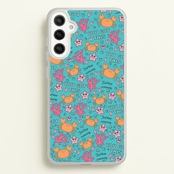 Crabs - Animal Patterns  - Animal Patterns Phone Case for Galaxy A36