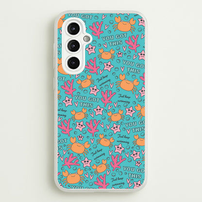Crabs - Animal Patterns  - Animal Patterns Phone Case for Galaxy A14