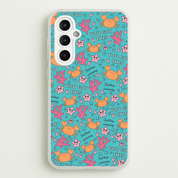 Crabs - Animal Patterns  - Animal Patterns Phone Case for Galaxy A14