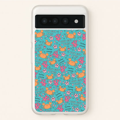 Crabs - Animal Patterns  - Animal Patterns Phone Case for Google Pixel 7 Pro
